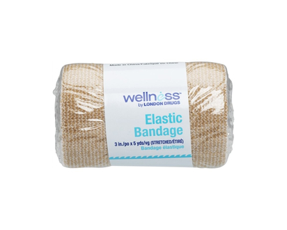 Wellness Elastic Gauze Bandage - 7.62 cm x 4.57 m
