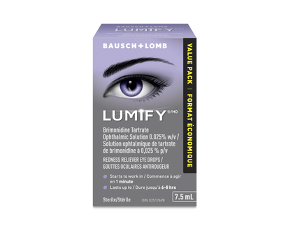 Bausch + Lomb Lumify Redness Reliever Eye Drops - 7.5ml