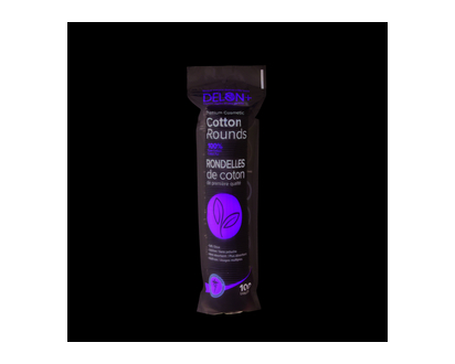 Delon Premium Cosmetic Cotton Rounds - 100 units