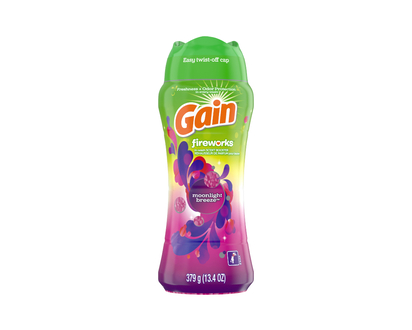 Gain Fireworks In-Wash Scent Booster Beads - Moonlight Breeze - 379g