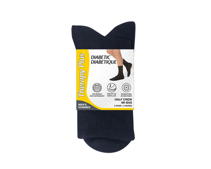 TP DIABETIC H/C CREW SOCKS in Blue