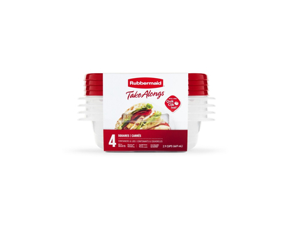 Rubbermaid TakeAlongs - Sandwich - 4 pack