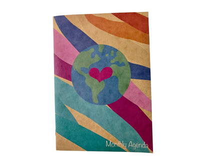 Firstline Kraft Agenda Book - 8.25x5.875 inch