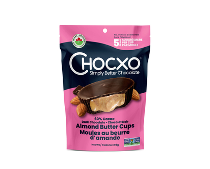 Chocxo Almond Butter Cups - Dark - 98g