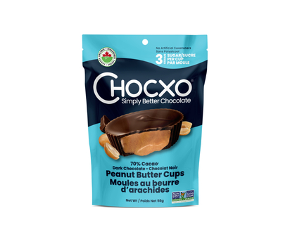 Chocxo Dark Peanut Butter Cups - 98g