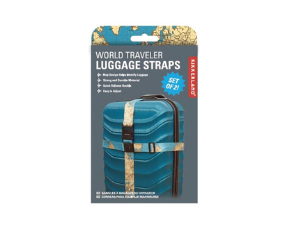 KIKKERLAND LUGGAGE STRAPS