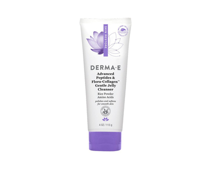 DERMA E Skin Restore Advanced Peptides & Flora-Collagen Gentle Jelly Cleanser - 113g