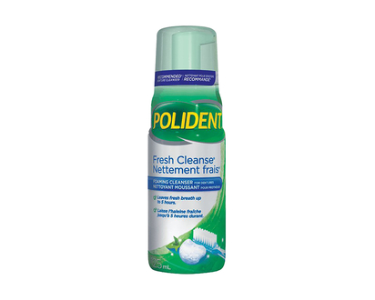 Polident Fresh Cleanse Foaming Cleanser for Dentures - 125ml