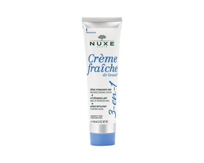 Nuxe CrÃ¨me FraÃ®che de BeautÃ© 3-in-1, 48-hour Moisturizing Cream, Make-Up Remover, Milk Plumping Mask - 100ml