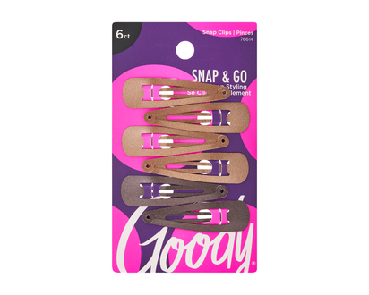 Goody Colour Collection Contour Clips - Brown - 6 pack