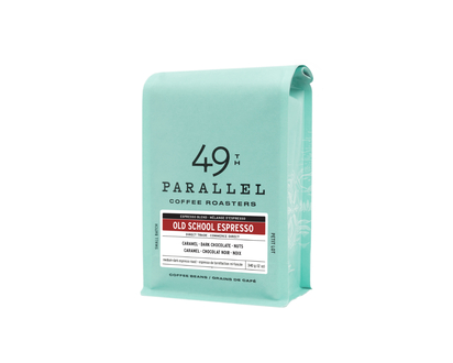 49th Parallel Coffee Roasters Old School Espresso Coffee Beans - 340g
