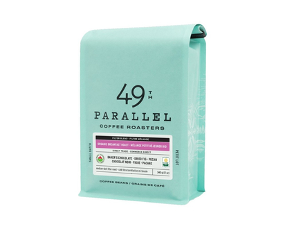 49th Parallel Coffee Roasters Coffee Beans - Organic Breakfast Roast - 340g
