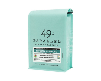 49th Parallel Coffee Roasters Coffee Beans - Nostalgia Organic - 340g