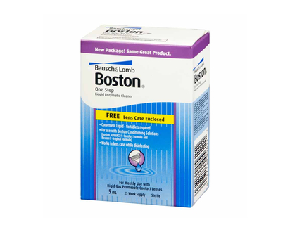 Bausch + Lomb Boston One Step Contact Lens Liquid Enzymatic Cleaner - 5ml