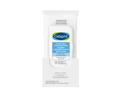Cetaphil Gentle Skin Cleaning Wipes - 25s