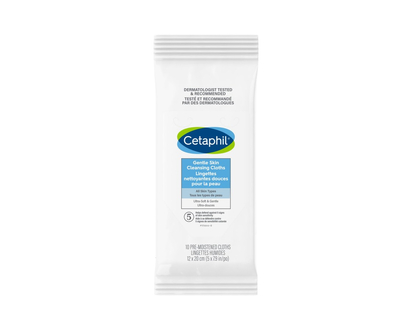 Cetaphil Gentle Skin Cleaning Wipes - 10s