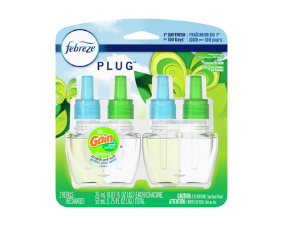 Febreze Plug Refill Gain Air Freshener - Original - 2 pack