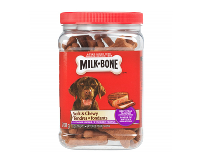Milkbone Soft and Chewy Beef Steak - 708g