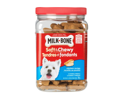 Milkbone Soft & Chewy Chicken Recipe Dog Treats - 708g