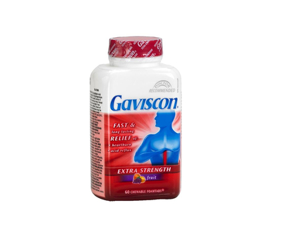 Gaviscon Tablets - Extra Strength - Fruit Flavour - 60s