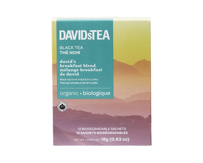 DAVIDsTEA Black Tea - David's Breakfast Blend - 12s