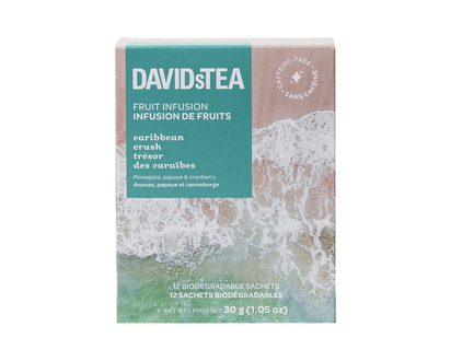 DAVIDsTEA Fruit Infusion Tea - Caribbean Crush - 12's