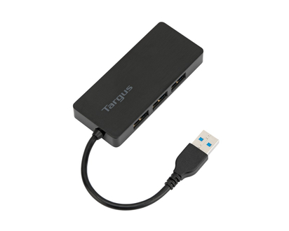Targus USB A 3.0 4-Port Hub - Black - ACH124US