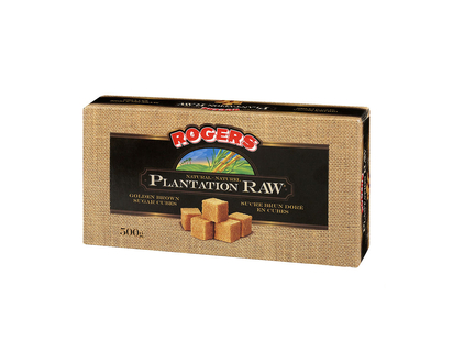 Rogers Plantation Raw Sugar Cubes - Golden Brown - 500g