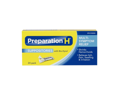 Preparation H Suppositories - 24s