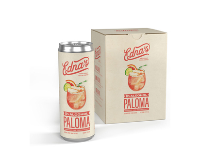 Edna's Paloma Non-Alcoholic Cocktail - 4x355ml