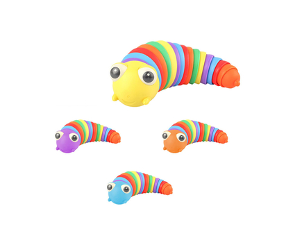 Slug Funny Face Fidget Toy - Multicolor