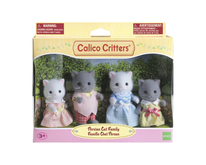 Calico Critters Persian Cat Family