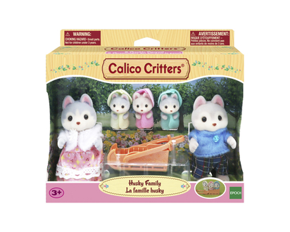 Calico Critters Husky Family