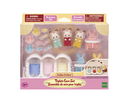 Calico Critters Triplets Care Set