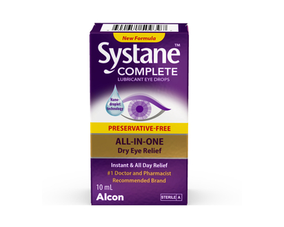 Systane Complete Lubricant Eye Drops Preservative-Free - 10ml