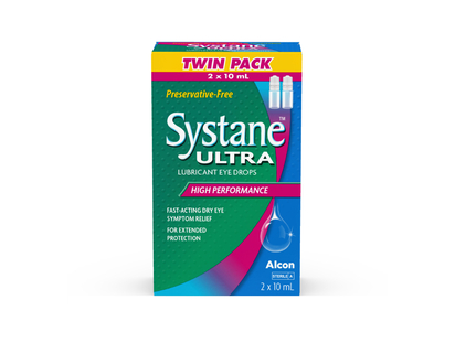 Systane Ultra Lubricant Eye Drops - 2x10ml