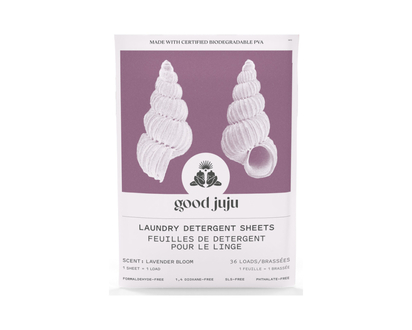 Good Juju Laundry Detergent Sheets - Lavender Bloom - 36 Sheets