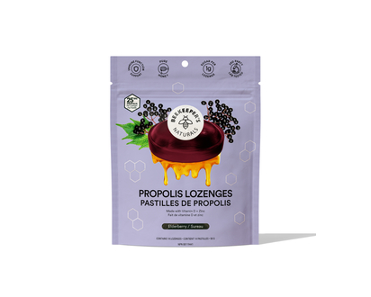 Beekeeper's Naturals Propolis Lozenges Elderberry - 20s