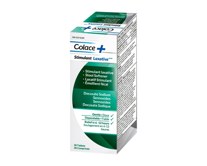 Colace+ Stimulant Laxative - 30s