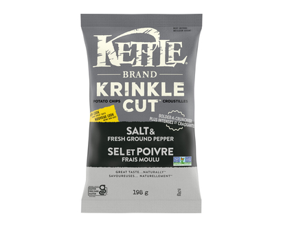Kettle Chips Salt Pepper - 198g