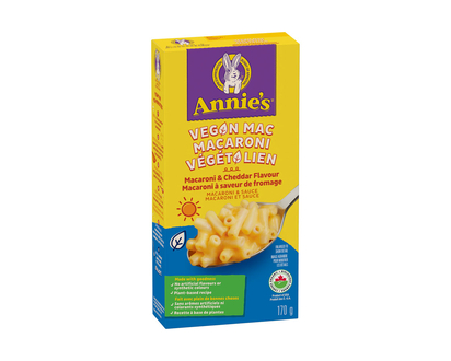 Annie's Vegan Mac Shells - Macaroni and Cheddar Flavour - 170