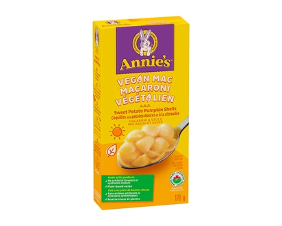 Annie's Vegan Mac Shells - Sweet Potato Pumpkin - 170g