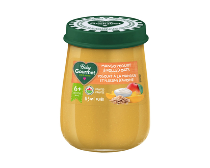 Baby Gourmet Puree - Mango Yogurt & Rolled Oats - 113ml