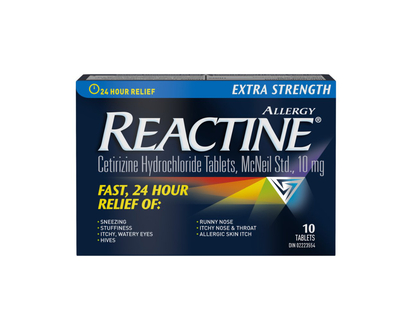 Reactine Allergy Extra Strength Cetirizine Hydrochloride Tablets - 10mg - 10's