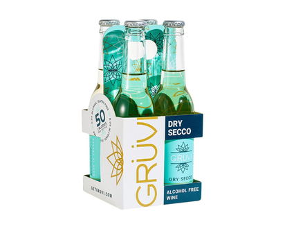 Grüvi Dry Secco Alcohol Free Wine - 4x275ml