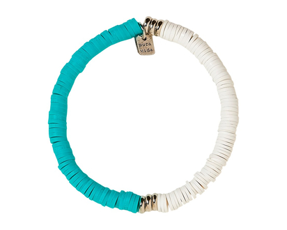 Pura Vida Darling Stretch Bracelet - Skyblue