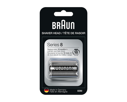 Braun Series 8 Electric Shaver Replacement Head - Silver