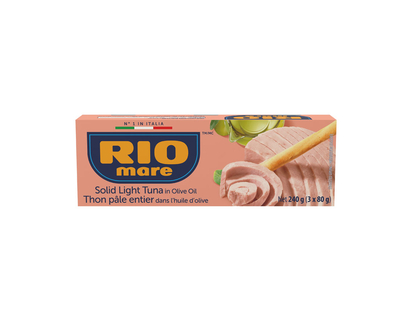 Rio Mare Solid Light Tuna in Olive Oil - 3x80g