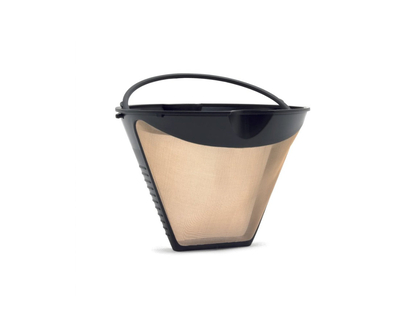 Fresco Jasi Goldtone Cone Shaped Permanent Filter - KF-4T