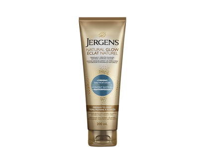 Jergens Natural Glow + Firming Daily Moisturiser - Medium to Deep - 220ml